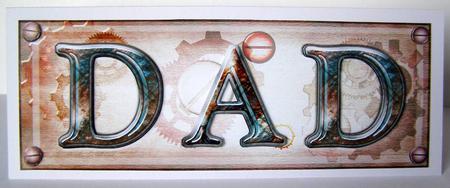 Sepia Steam Punk Dad by Margaret McCartney