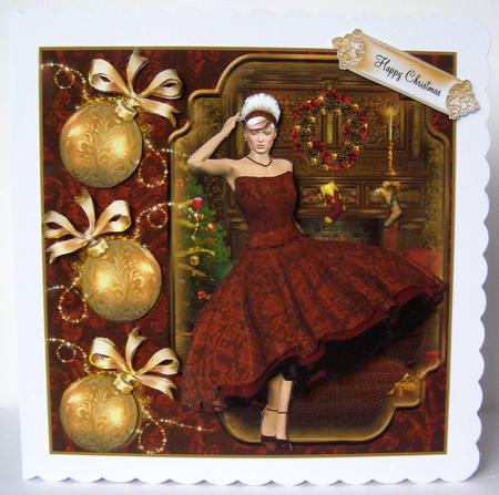 50's Christmas in Red and Gold by Margaret McCartney