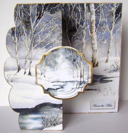 Woods After a Storm No Hole Fold Back Card Mini Kit by Margaret McCartney