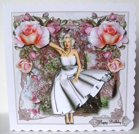 1950's the Rose Marilyn Style Blonde by Margaret McCartney