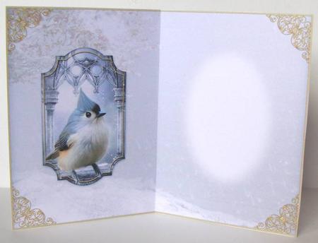 Christmas Snowfall Blank Insert by Margaret McCartney