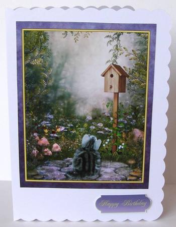 'on the Look Out' Card Topper by Margaret McCartney