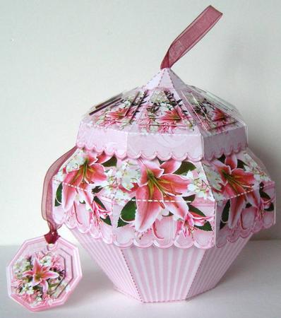 Truly Scrumptious Gift Box Stargazer Lilies by Margaret McCartney