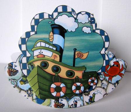 Cute Tugs 4 by Margaret McCartney
