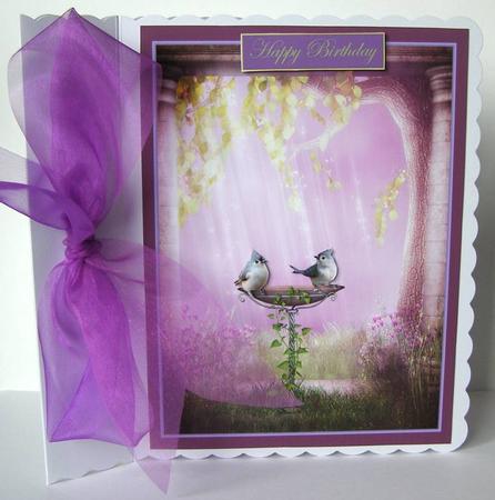 Birdie Card Topper by Margaret McCartney