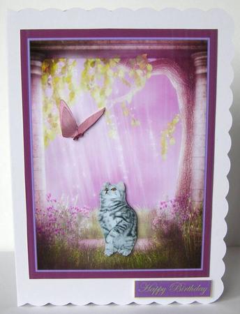 'play Catch' Card Topper by Margaret McCartney