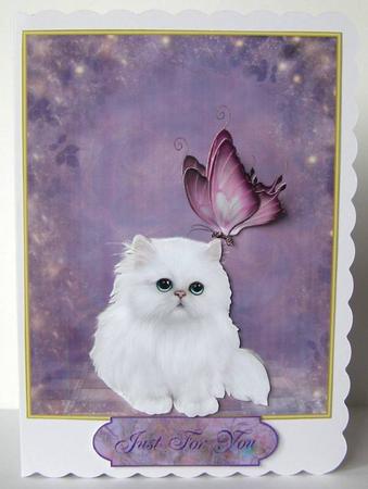 'tag, You're It!' Card Topper by Margaret McCartney