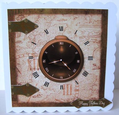 Time Card Topper by Margaret McCartney