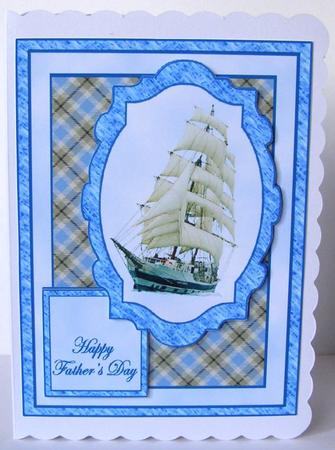 Sailing Ship Quick Card by Margaret McCartney