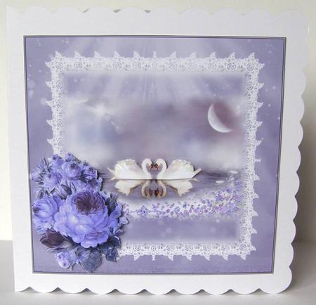 Reflections of Love Card Topper by Margaret McCartney