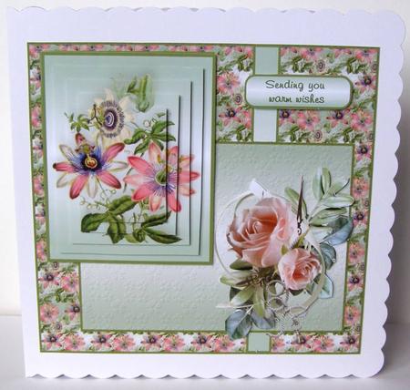 Passion Flowers and Roses Mini Kit by Margaret McCartney