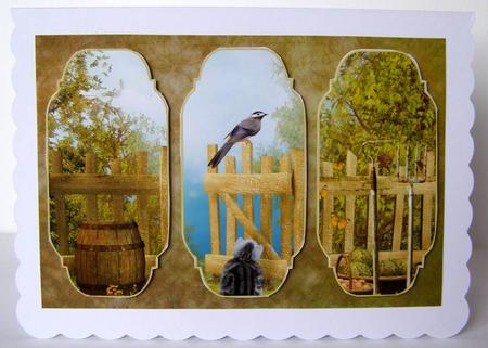 'want to Play?' Cute Kitten Card Topper by Margaret McCartney