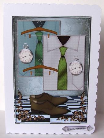 Male Card Men's Clothes Birthday/other Occasions by Margaret McCartney