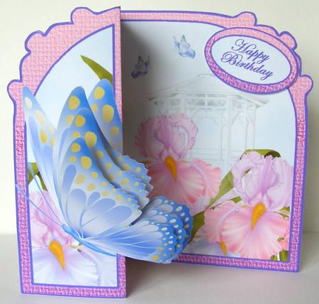 Butterfly Fold Back irises by Margaret McCartney