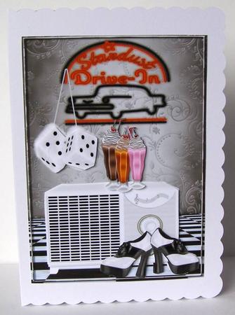 50's Style with Radio, Milkshakes and Dancing Shoes by Margaret McCartney