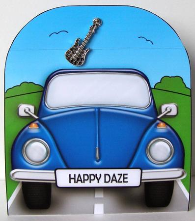 3D Transport Beetle Car Treat or Favour Box Mini Kit by Margaret McCartney