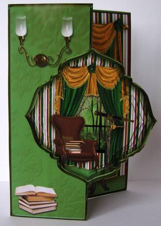 The Drawing Room Offset Fold Card Front Mini Kit by Margaret McCartney