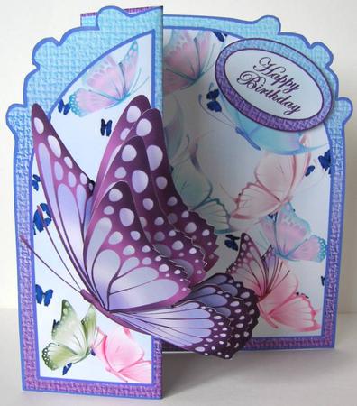 Butterfly Fold Back 'butterflies Galore' by Margaret McCartney