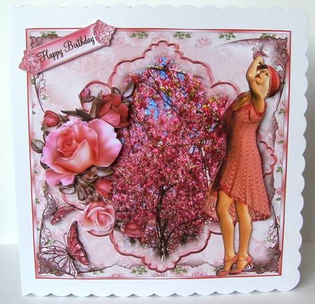 1920's Style the Rose Blossom and Flutters by Margaret McCartney