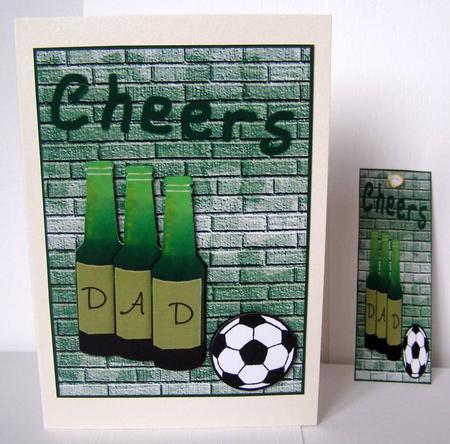 Beer Football and Bookmark by Margaret McCartney