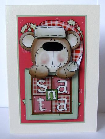 Christmas Teddy by Margaret McCartney