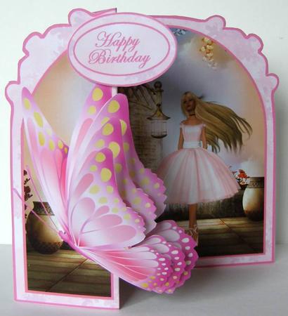Butterfly Fold Back ballerina by Margaret McCartney