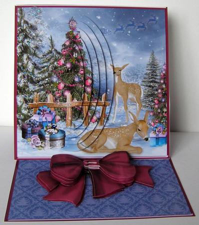 Fantasy Forest Pyramid Easel by Margaret McCartney