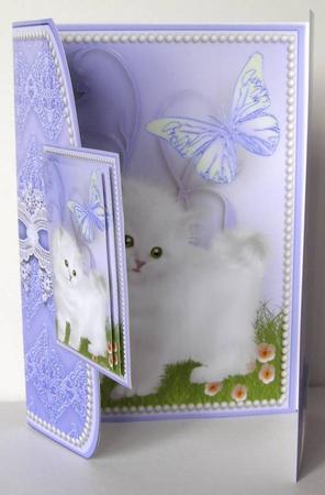 Pretty Kitty Tuck-in Gatefold Mini Kit by Margaret McCartney