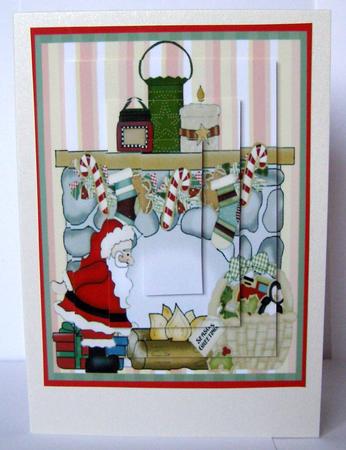 Christmas warm & cosy pyramid topper by Margaret McCartney