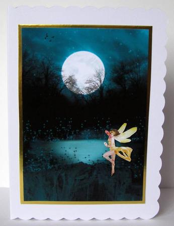 Two Fantasy Moon View Backgrounds by Margaret McCartney