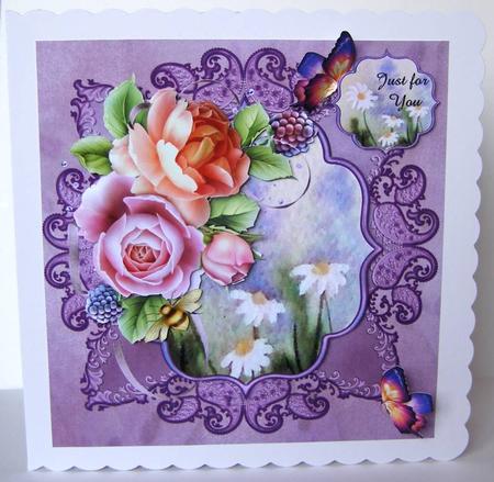 Mini Kit English Roses & Watercolor Painting by Margaret McCartney