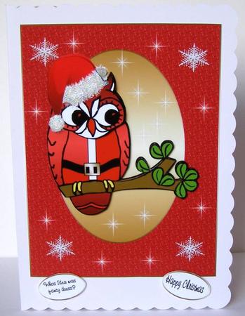 Christmas Owl by Margaret McCartney