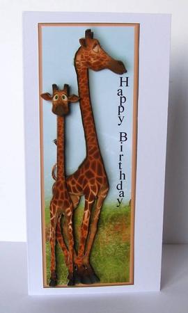 Child Happy Birthday Dl Card by Margaret McCartney