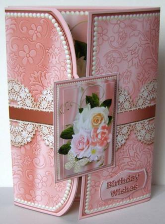 Roses and Silk Tuck-in Gatefold Mini Kit by Margaret McCartney