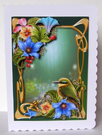 Art Nouveau Bird & Flowers Mini Kit by Margaret McCartney