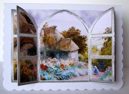 Cottage Garden View from My Window Mini Kit by Margaret McCartney