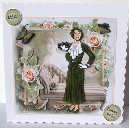 Vintage Floral Paradise by Margaret McCartney