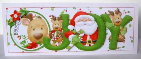 Christmas Joy Large Dl by Margaret McCartney