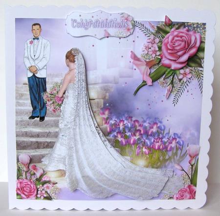 Rose Stairway Wedding Mini Kit by Margaret McCartney