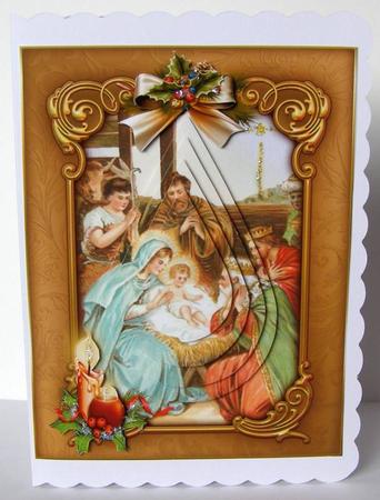 The Nativity Teardrop Pyramid by Margaret McCartney