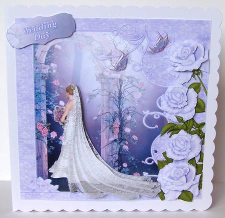 Lilac Roses Bridal Arch Mini Kit by Margaret McCartney