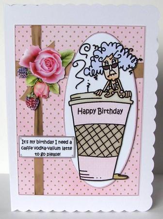 Stella Needs a Special Latte Quick Card by Margaret McCartney