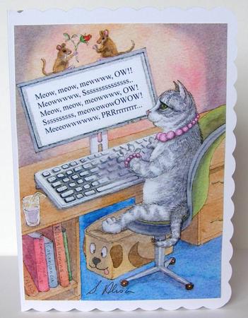 Her Paws Raced Across the Keyboard by Margaret McCartney