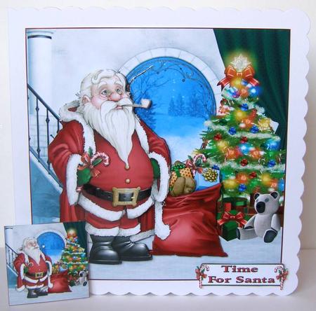 8x8 Time for Santa Mini Kit by Margaret McCartney