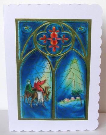 Following the Festive Star Quick Card by Margaret McCartney