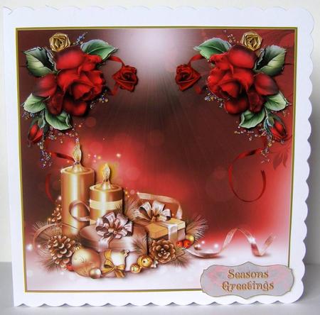 Christmas Gifts and Roses Mini Kit by Margaret McCartney