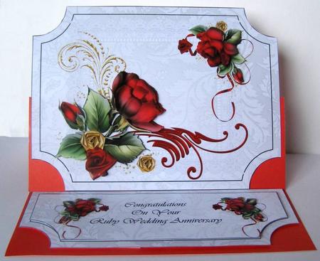 Ruby Wedding Anniversary by Margaret McCartney
