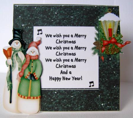 Carolling Snowmen by Margaret McCartney