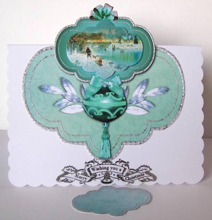 Peppermint Ice Large 3D Topper Sheet by Margaret McCartney
