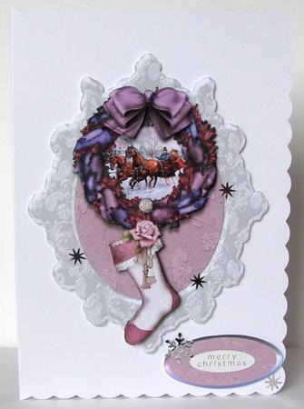 Sleigh Ride Large 3D Topper Sheet by Margaret McCartney